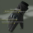 thumbnail image 4 of Eoozwa Winter Gloves for Men Cold Weather, Full Touchscreen Gloves with Warm Plush Lining Cycling Driving Gloves, 4 of 8