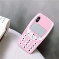 thumbnail image 7 of 3D Silicone Case Compatible with iPhone Xs Max, Retro Classic Creative Soft Rubber Bumper Cover Cool Fun Thick Protective Case (Pink 2, iPhone Xs Max), 7 of 7