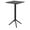 Black, variant on Sky 24 inch Square Folding Bar Table in Black finish