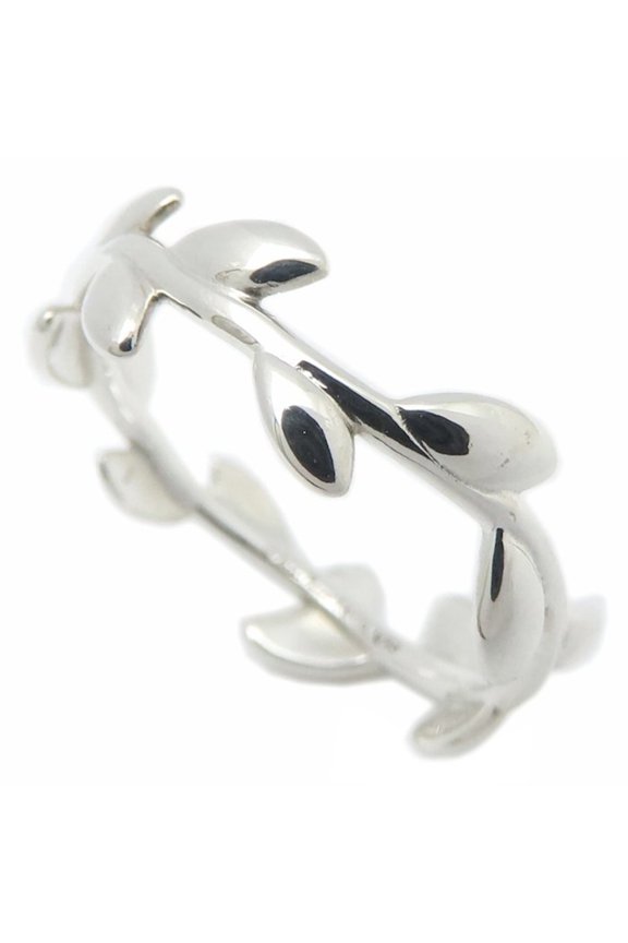 Pre-Owned TIFFANY&Co. Tiffany Olive Leaf Ring, Paloma Picasso Design, SV925, Women's, 295762