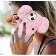 thumbnail image 7 of Compatible with iPhone 15 Plus Case Cute Cartoon Dog Plush Fluffy Case Girls 3D Kawaii Design Soft TPU Shockproof Cover Fuzzy Furry Winter Rabbit Hair Warm Case for Women Girls Girly Pink, 7 of 7
