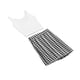 thumbnail image 1 of Perchas de ropa hechas a mano para muñecas BJD de 13, 18, 12 y 14 pulgadas, aptas para mochilas y trajes de baño. Blanco negro, 1 of 9