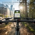 thumbnail image 2 of Aluminum Alloy Bike Phone Holder 360° Rotation, For 4.7" - 7.0" Phone Size Bicycle Stem Mount, Sturdy & Durable Cycling Accessories, 2 of 10
