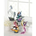 thumbnail image 2 of Zingz & Thingz Multicolored Plastic Fairy on Crecent Moon With Crystals Figurine, 2 of 2