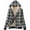 Khaki1, variant on FDGIU Women's Plaid Flannel Shacket - Plus Size Fleece Lined Hooded Coat, Long Sleeve Button-Down Shirt Jacket, Oversized Flannel Hoodie, Warm Winter Zip-Up Coat