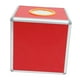 thumbnail image 2 of Urna para boletas, urna para lotería, suministros para rifa, cuadrada, multifuncional, roja, para la comunidad, para guardar boletos, caja para juegos 25 centímetros, 2 of 10