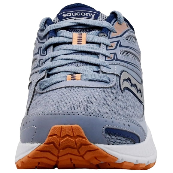 Saucony Womens Cohesion 13 Running Shoe 7.5 Blue Mist/Melon