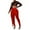 Red, variant on BUIgtTklOP Pants for Women,Women Clothes Tight High Waist Fringed Bandage Pants Solid Color Knitted Tassel Pants Red S