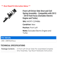 thumbnail image 2 of Front Left Driver Side Strut and Coil Spring Assembly - Compatible with 2012 - 2018 Ford Focus (Excludes Electric Engine and Turbo) 2013 2014 2015 2016 2017, 2 of 2