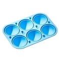 thumbnail image 1 of Caja de cubitos de hielo de prensa transfronteriza artefacto de fabricación de hielo molde de hielo de hockey sobre hielo molde de cubitos de hielo de silicona de grado alimenticio para el hogar, 1 of 6