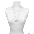 thumbnail image 3 of Delight Jewelry Silvertone Mom Rocks on AB Crystal Heart - Light Pink Heart Nurse Strong Zoe Necklace, 3 of 4