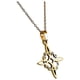 thumbnail image 3 of Collar Nudo De Bruja Amuleto Protección Acero inoxidable dorado 45 cm, 3 of 4