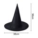 thumbnail image 5 of Sombrero de bruja creativo, genial y atractivo para niña, gorra con visera negra, sombrero de bruja, decoración de fiesta para Halloween, 5 of 7
