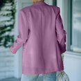 thumbnail image 3 of Femmes Veste Col Rabattu Veste Manches Longues Vêtements d'Extérieur Blazer, 3 of 8
