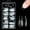 9, variant on T-HOTLYST Alomd/Coffin/Square/Stilettos Fake Nail Tips,Clear Acrylic False Nail 10Sizes Press on Nail for DIY Nail Extensions