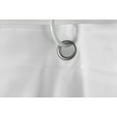 thumbnail image 6 of Crown Display 70 inch x 72 inch Shower Liner with Ring and Magnets - White, 6 of 6