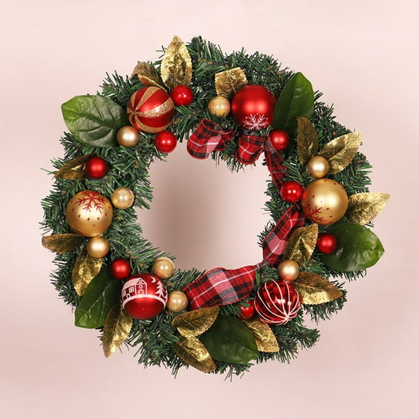 2025 New Christmas Wreath Upside Down Tree Decorations