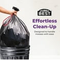thumbnail image 3 of DURRA BEST. Tall Kitchen Drawstring Trash Bags 13 Gallon | 300 Count Bulk | Kitchen Garbage Bags | Black | Ultra Strong 1 MIL | 13 Gallon Capacity, 3 of 4