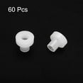 thumbnail image 3 of 60pcs Flanged Sleeve Bearings Plastic Bushings ID 4.1mm x OD 5.5mm x Length 9mm Nylon Bushings, White, 3 of 6