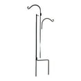 thumbnail image 2 of Ashman Steel Ground Stake Shepherd's Hook 65 Inch 2 Sided, Black, 2 Pack, 2 of 5