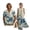 Blue Cloud, variant on Blue Cloud Swirl Print Cotton Linen Matching Holiday Outfit Set Men Short Sleeve Button T-Shirts Women Sleeveless Sundresses Dress 2026 Spring Long Maxi Dress Travel Outfit, 4XL