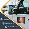thumbnail image 4 of Magnet Me Up Weathered American Flag Vinyl Automotive Magnet Decal, 5x8 In, Red, White and Blue, 4 of 7