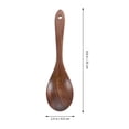 thumbnail image 2 of 2Pcs Wooden Spoon and Fork Set Brown Flat for Kitchen Cutlery Sets Ecofriendly, 2 of 8