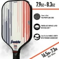 thumbnail image 6 of Franklin Sports Signature Pro Pickleballs - 16mm Poly Core Racket - White, 6 of 12