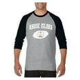 thumbnail image 1 of Mens Raglan Sleeve Baseball T-Shirts - Rhode Island, 1 of 5