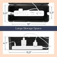 thumbnail image 5 of Luxe Designs | Large Cable Management Box – Rustic Black Wooden Cord Organizer for Home & Office - Power Strips & Surge Protector - Wire Storage for Desk & Floor, 5 of 9