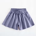thumbnail image 5 of Girls Wide Leg Shorts Cute Pleated Flowy Shorts Kids Cotton Soft Summer Casual Short Kids Trendy Clothes 3-16 Years, 5 of 7
