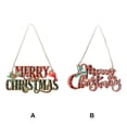 thumbnail image 4 of Bewildely Colgante de madera de Navidad Letras inglesas Adornos colgantes con cuerda de cáñamo Colgador de bayas rojas para el hogar Patio Kits de decoración para fiestas Tipo 2, 4 of 6