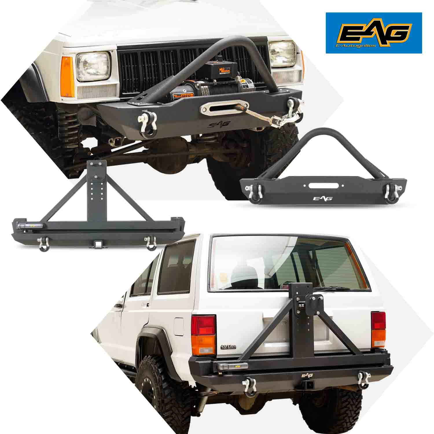 EAG XJ Stinger Stubby Front Bumper and Rear Bumper Nepal Ubuy