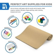 Bryco Goods Brown Kraft Paper Roll - 18 Inch x 100 Feet - Moving Supplies, Gift Wrapping, Arts & Crafts, Bulletin Board, Packing Paper – USA Made