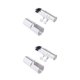 thumbnail image 1 of Wosthever Professional Tenor Alto Saxophone Sax Mouth Brass Mouthpiece Silver Tipo 1 2Conjunto, 1 of 1