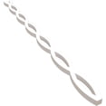 thumbnail image 6 of Ekena Millwork 47"H x 1"T Rakaia PVC Adjustable Decorative Slat Wall Panel Kit, Unfinished (contains 22 Slats), 6 of 15