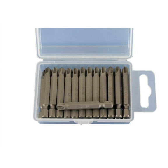 TEMO 25 pc Torq-Set #10 2 Inch (50 mm) Screwdriver Insert Bits