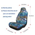 thumbnail image 2 of Goofa Christmas Tree Printed Car Seat Covers, Automotive Seat Covers for Cars Trucks and SUVs, Quick Setup Universal Fit Elastic Seat Covers-2 PCS, 2 of 6