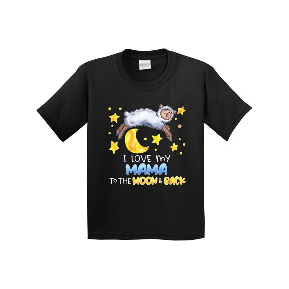 Inktastic I Love My Mama to the Moon and Back Cute Sheep Youth T-Shirt