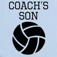 thumbnail image 2 of CafePress - Volleyball Coachs Son Body Suit - Baby Light Bodysuit, Size Newborn - 24 Months, 2 of 4