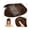 Medium Brown, variant on Hair Toppers for Women 6"-18" Real Human Hair with Bangs, 7x12.5cm Silk Base Clip In Hair Extension 150% Densiny Indian Hair Straight Hair Pieces