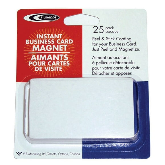 VLB marketing 61225 Instant Business Card Magnet (Pack of 25)