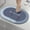 Blue, variant on InsCrazy Bathroom Rugs Bathroom Absorbent Floor Mats Crystal Velvet Cushions Toilet Foot Mats Toilet Door Non-slip Household Quick Dry Bathroom Mats 20" x 35"
