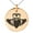 Rose, variant on Stainless Steel Celtic Claddagh Unity Engraved Small Medallion Circle Charm Pendant Necklace