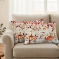 thumbnail image 6 of Outdoor Pillow Covers 20x12 Set of 2, Fall White Pumpkin Waterproof Patio Throw Pillow Covers for Couch Sofa Chair, Thanksgiving Orange Floral Leaves Decorative Pillowcases for Throw Pillows, 6 of 9