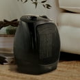 thumbnail image 4 of Vie Air 1500W Portable 2-Settings Office Black Ceramic Heater with Adjustable Thermostat, 4 of 5
