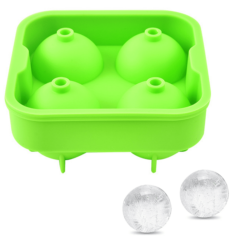 Ice Ball Maker Mold - Novelty Ice Cube Trays – Sphere Ice Cube Mold for  Whiskey 