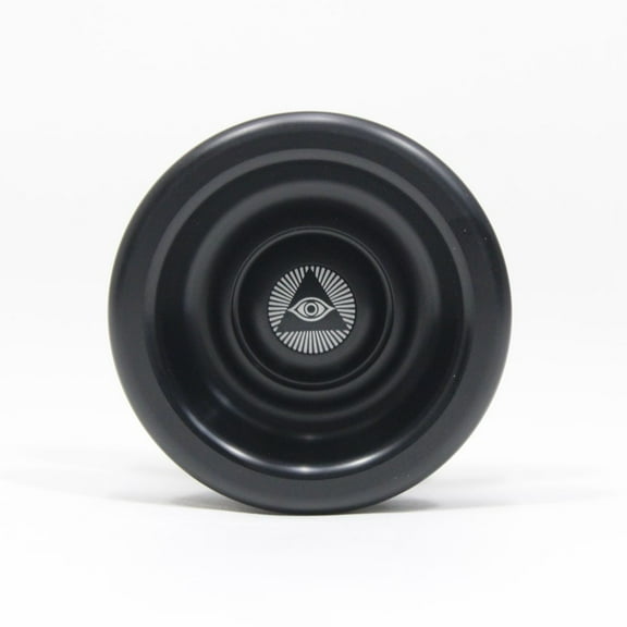 MK1 Tangent Yo-Yo - Organic POM Body with 6061 Aluminum Hub YoYo (Black)