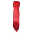 thumbnail image 3 of Peluca para cosplay de 100 cm de largo, recta, roja con flequillo en capas, 3 of 3