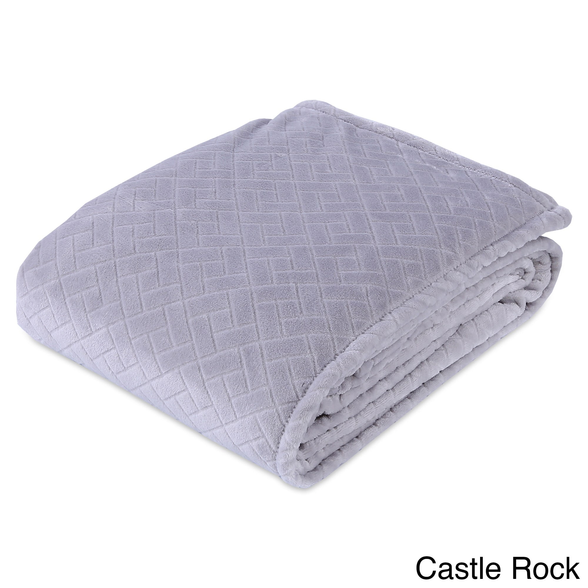 Berkshire Blanket and Home Co Berkshire Blanket Basket Weave Plush Bed ...